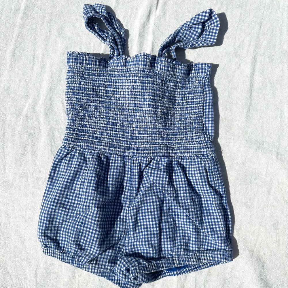 Baby gap gingham romper size 3T - Picture 3 of 4